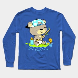 ABDL Baby Bear Fishing Long Sleeve T-Shirt